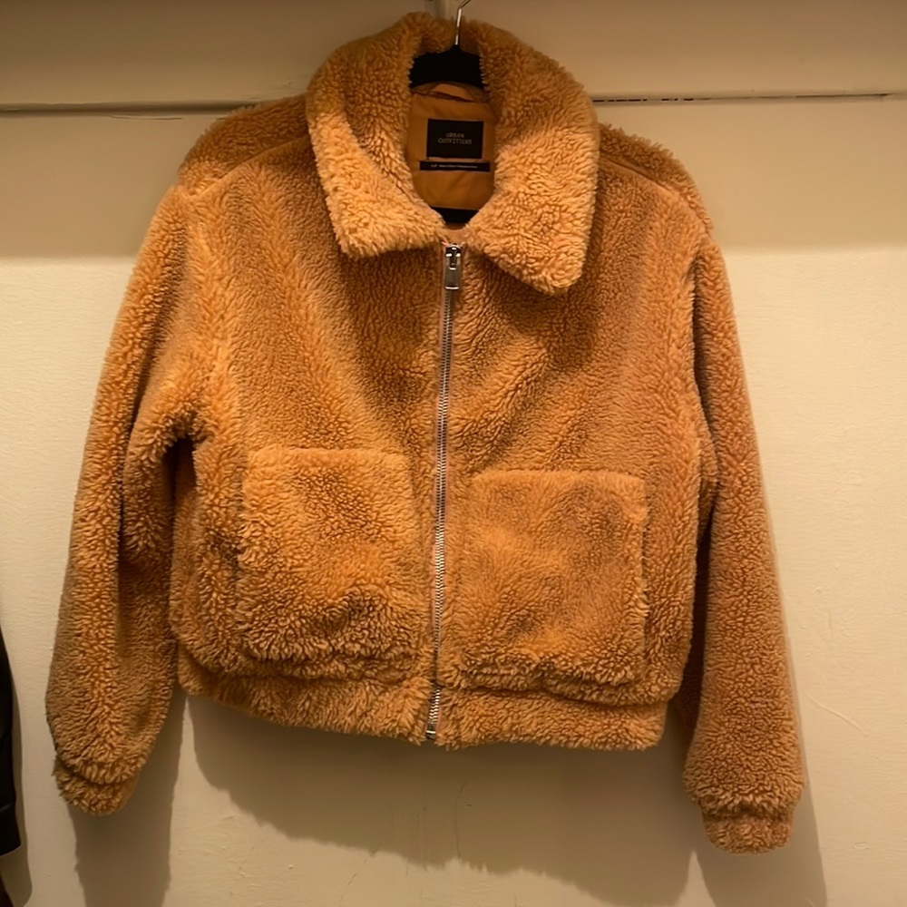 Urban Outfitters Teddy Zip-Up Jacket